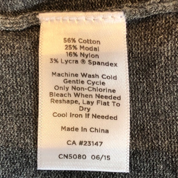 NWOT TALBOTS sXL gray turtleneck sweater Cotton/modal bld feels silky on skin! - Picture 4 of 4